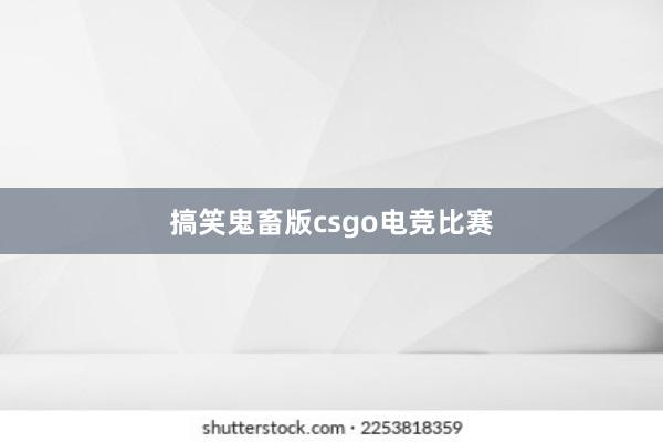 搞笑鬼畜版csgo电竞比赛