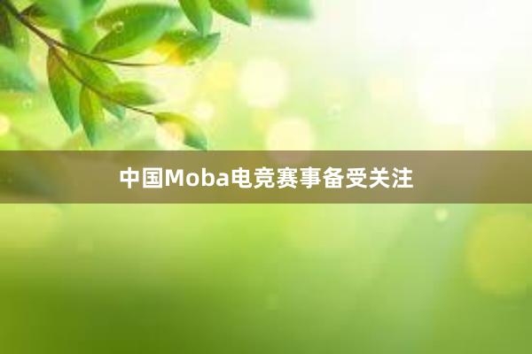 中国Moba电竞赛事备受关注