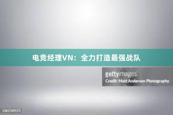 电竞经理VN：全力打造最强战队