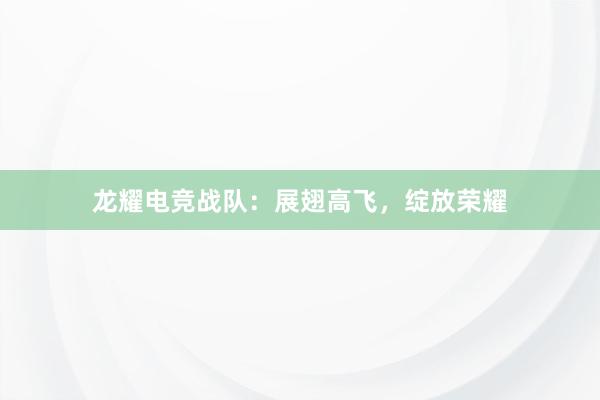 龙耀电竞战队：展翅高飞，绽放荣耀